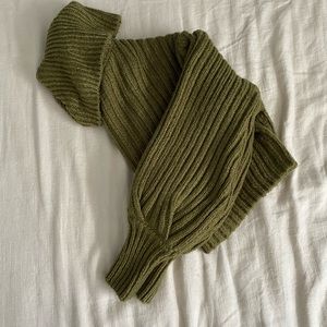 Urban outfitters cropped not turtle neck sweater